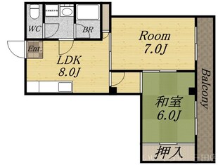 ユマニティマンションの物件間取画像